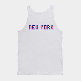 Pixel Hockey City New York R 2017 v1 Tank Top